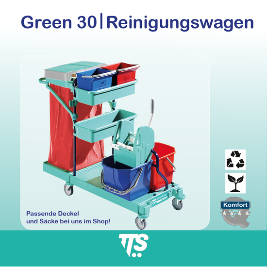 Green 30 I Reinigungswagen I 0B003030 I TTS