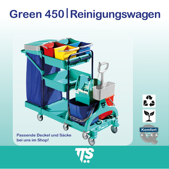 Green 450 I Reinigungswagen I 0B003450 I TTS