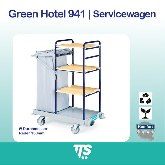 Green Hotelwagen 941 I Servicewagen I 0H003941U I TTS