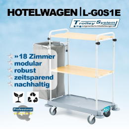 Green Hotel 871 TTS Hotelwagen mit Ø 125 mm...