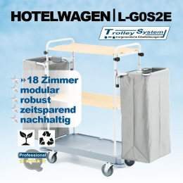 Green Hotel 876 TTS Hotelwagen mit Ø 125 mm...