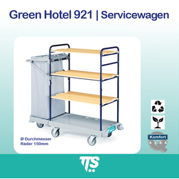 Green Hotelwagen 921 I Servicewagen I 0H003921U I TTS