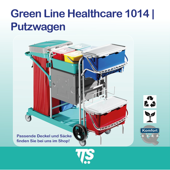 Green Line Healthcare 1014 I Putzwagen I 0R003614 I TTS