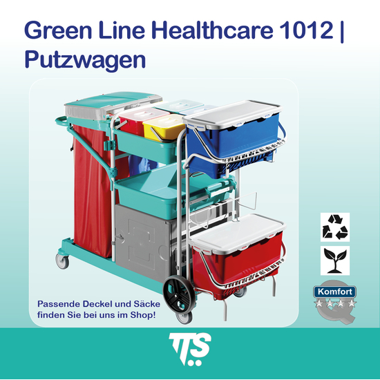 Green Line Healthcare 1012 I Putzwagen I 0R003612 I TTS