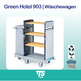 Green Hotel 903 TTS Hotelwagen mit Ø 125 mm...