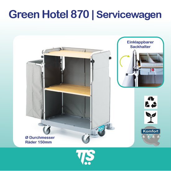 Green Hotel 870 I Servicewagen I 0H003870U I TTS