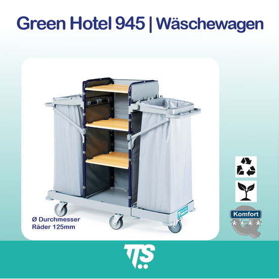 Green Hotelwagen 945 I Wschewagen I 0H003945 I TTS