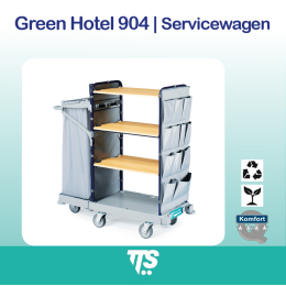 Green Hotel 904 TTS Hotelwagen mit Ø 150 mm...