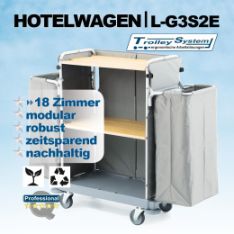 Green Hotel 875 TTS Hotelwagen mit Ø 125 mm...