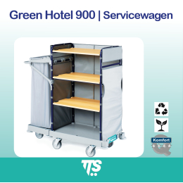 Green Hotel 900 TTS Hotelwagen mit Ø 150 mm...