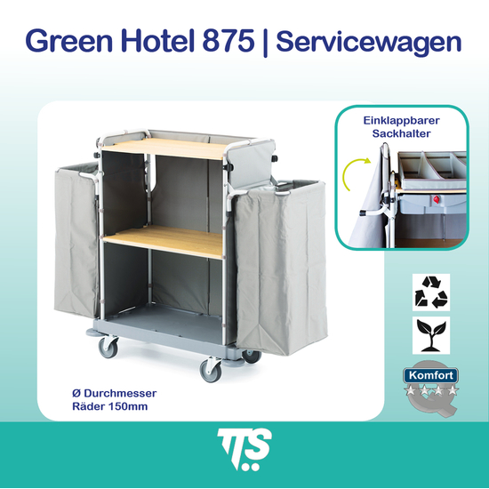 Green Hotel 875 I Servicewagen I 0H003875U I TTS