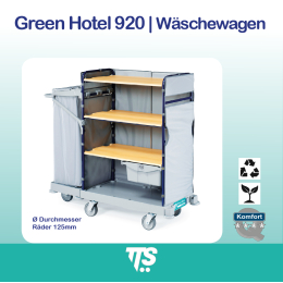 Green Hotel 920 mit Schublade R125 – wendiger Profi...