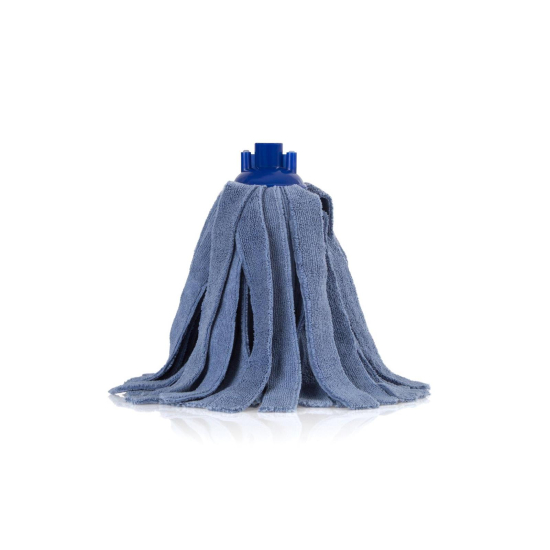 Nasswischmopp aus Mikrofaser mit Gewinde I blau I 00001897 I TTS
