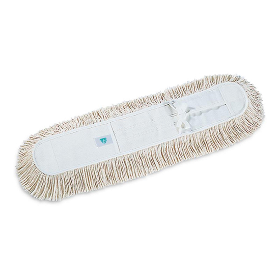 Feuchtwisch Mopp aus Baumwolle mit Bändern 60 cm
