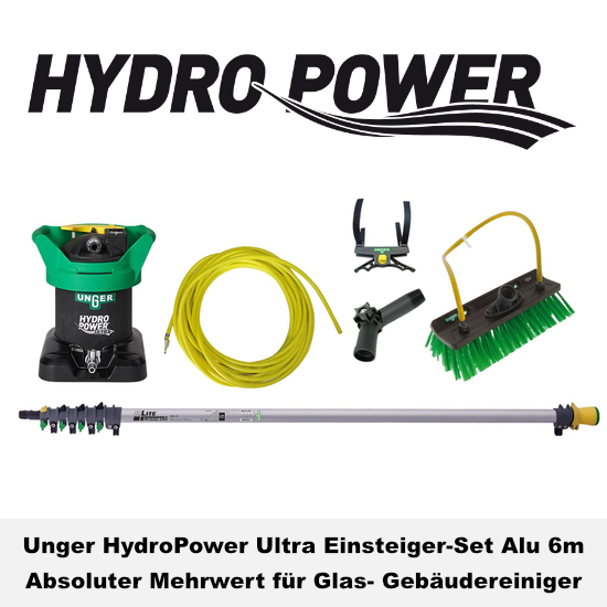 Unger HydroPower Ultra - Set S Alu 6 m - DIUK1