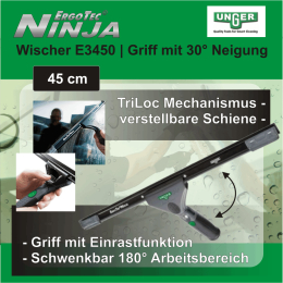 ErgoTec-NINJA 45 cm, kpl., 30° - E3450