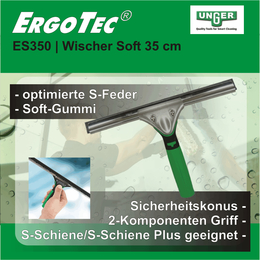 ErgoTec-Wischer 35 cm I SOFT I ES350 I Unger