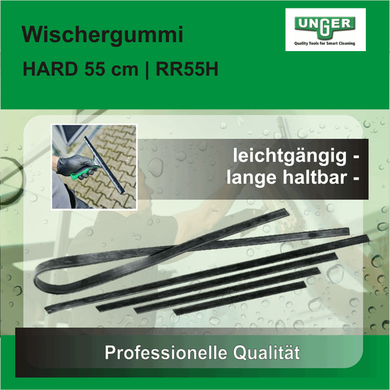 Wischergummi HARD 55 cm I RR55H I Unger