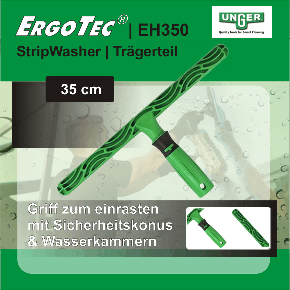 StripWasher ErgoTec Träger UNGER Kunststoffträgerteil Halter EH350 35 cm Breite 