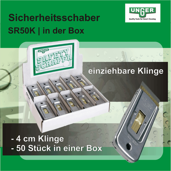 Sicherheitsschaber Box I SR50K I Unger