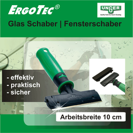 ErgoTec Glas Schaber 10cm - EG100 I Unger