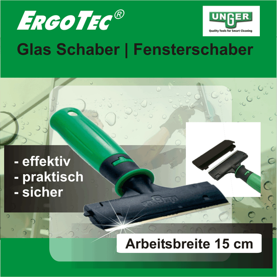 ErgoTec Fensterschaber 15cm I EG150 I Unger