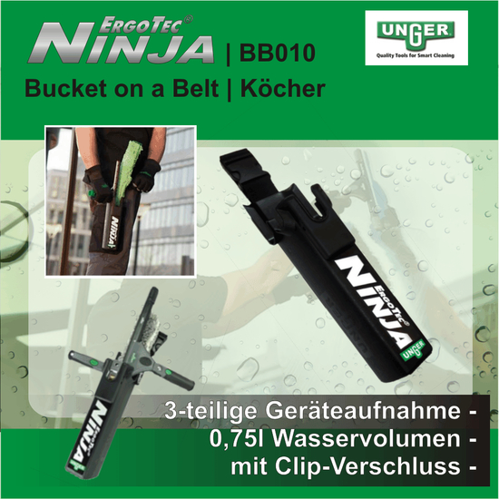 Ninja Bucket on a belt I BB010 I Unger