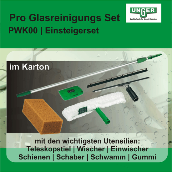 Glasreinigungs Set - PWK00 I Unger