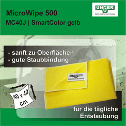 SmartColor MicroWipe 500, gelb I MC40J I Unger