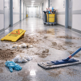 Einwegmopp FLEXI aus Mikrofaser 40 cm