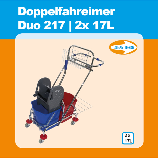 Doppelfahreimer 2x17 Liter - Duo 217 I Clean Track