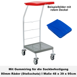 TTS Dust 4160 mit 70l I blauer Deckel I 00004160B