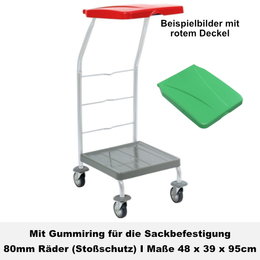 Dust 4160 I 70l I mit grünem Deckel I 00004160G I TTS