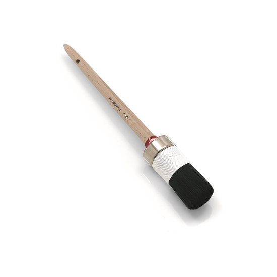 Maler-Ringpinsel, hochwertige schwarze Borstenmischung Gr. 08 I Nölle Profi Brush