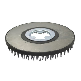 Kratzbürste - sehr grob Stahldraht 2,0 mm glatt380 / 405 mm - 16"