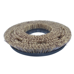 Schleifkornbürste - weich Nylon-Grit 0,35 mm grau...