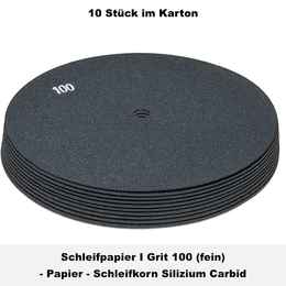 Schleifpapier I Grit 100 (fein) I 410 mm / 16  I Weber