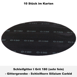 Schleifgitter I Grit 180 (sehr fein) I 410 mm / 16 I Weber