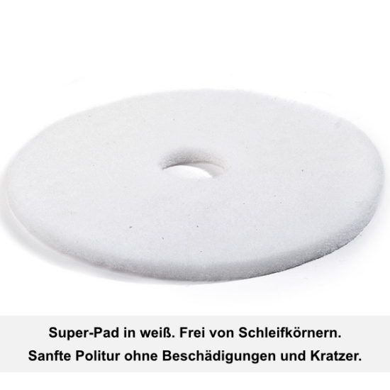 Superpad 205mm 8 in wei� I 5 St�ck I Floormagic