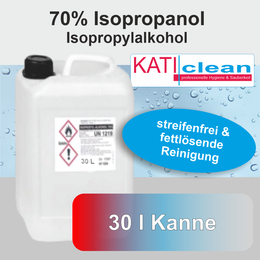 Isopropanol (Isopropylalkohol) I katiclean 70% 30l Kanne