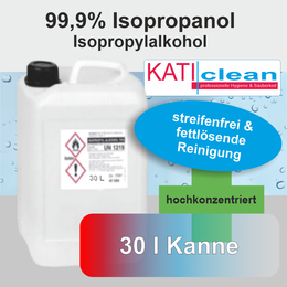 Isopropanol (Isopropylalkohol) I katiclean 99,9% 30l Kanne