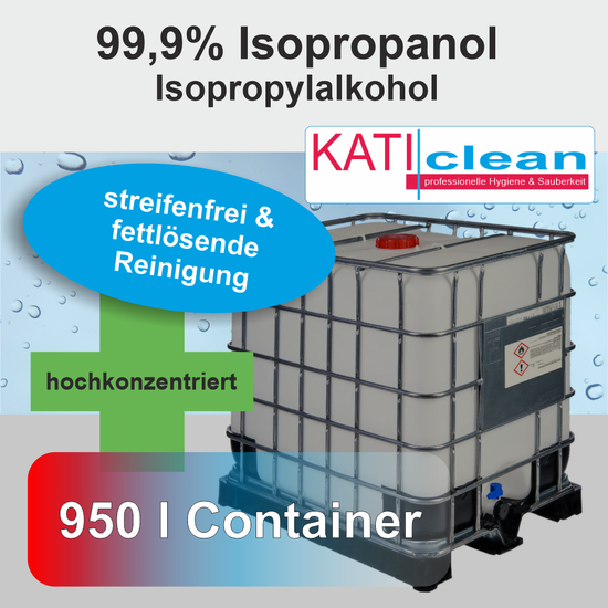 Isopropanol (Isopropylalkohol) I katiclean 99,9% 950l Container