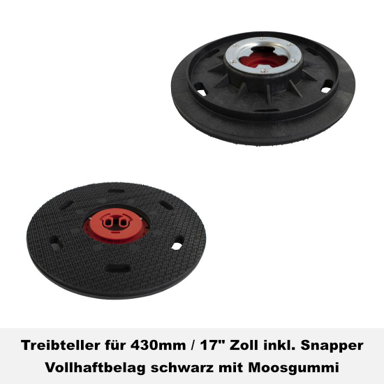 Profi Einscheibenmaschine 17 + 5 braune Superpads I PEM17P3 I Floormagic