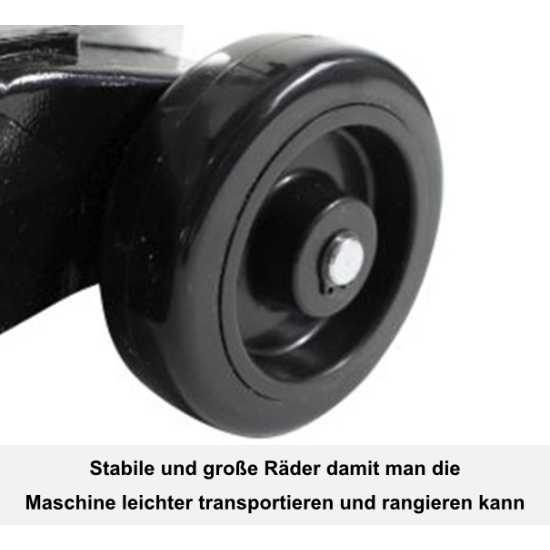 Profi Einscheibenmaschine 17 + 5 schwarze Superpads I PEM17P7 I Floormagic