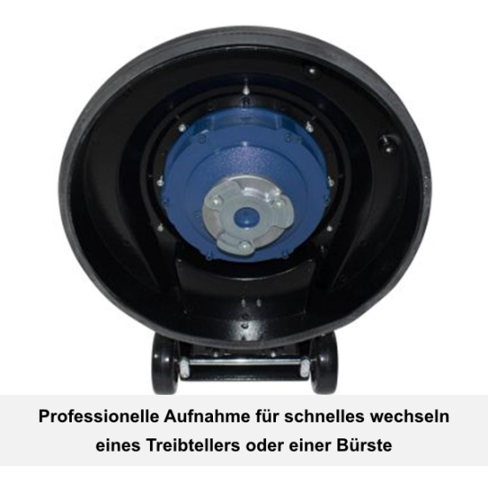 Profi Einscheibenmaschine 16 + 5 schwarze Superpads I PEM16P7 I Floormagic