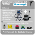 Einscheibenmaschinen Set PEM16Z5 + Industriesauger 70-2-STBL