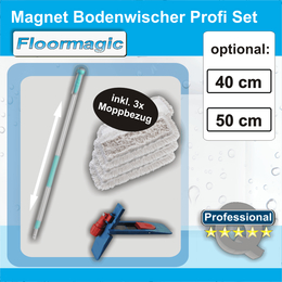 Magnet Bodenwischer Profi Set I Floormagic