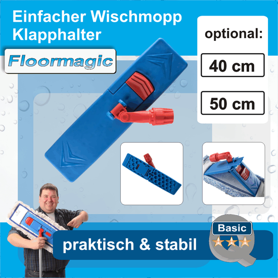 Einfacher Wischmopp Klapphalter I Floormagic
