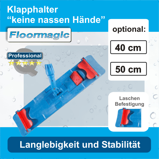 Klapphalter "keine nassen Hände"