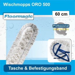Wischmopps aus Baumwolle ab 60 cm Arbeitsbreite ORO I...